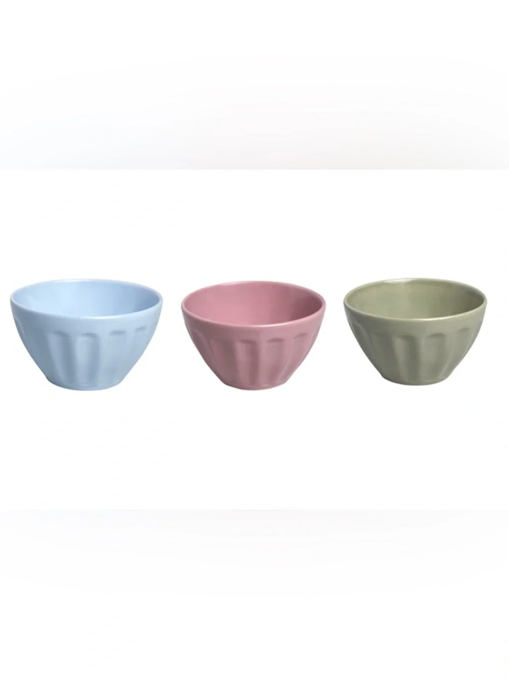 Pier 1 kitchen 3 pc mini ceramic prep bowls